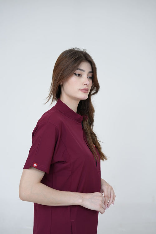 Zipper Maroon Unisex